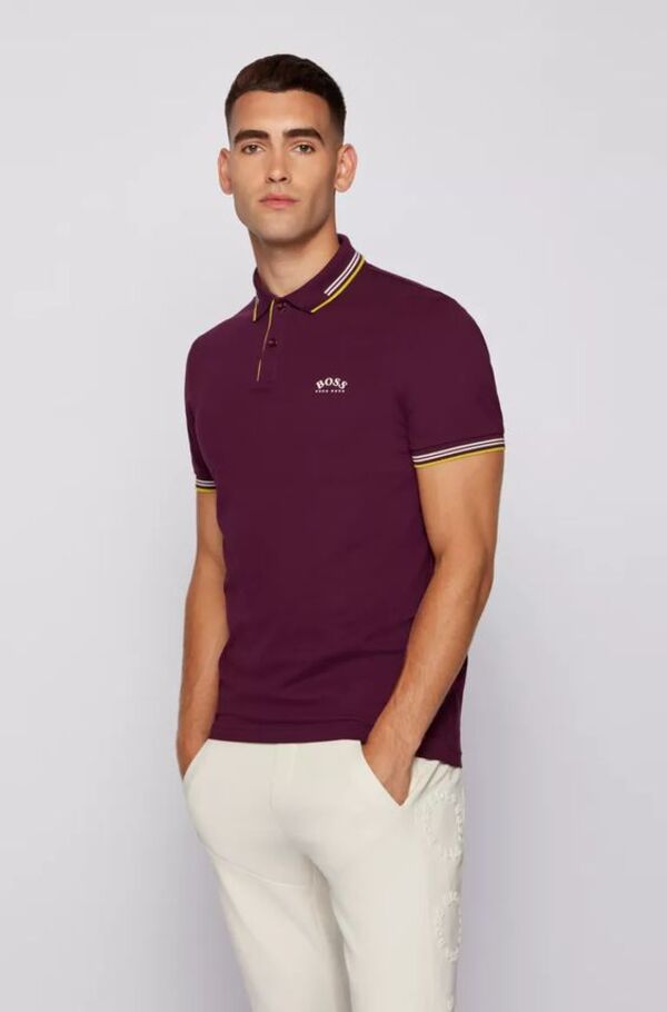 polo shirt dáng Slim-fit